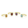 Vitalia - Rectangle Ring Citrine