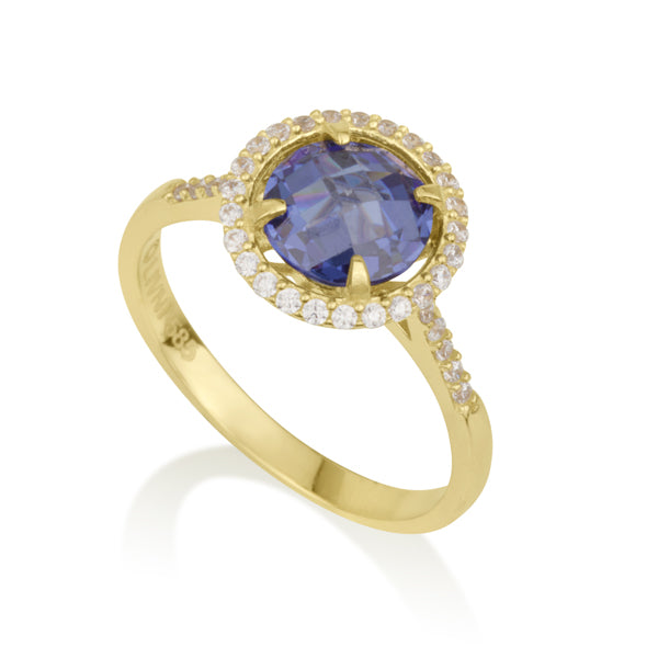Vitalia - Round Ring Sapphire