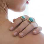 Sandrino Ring - Natural Emerald