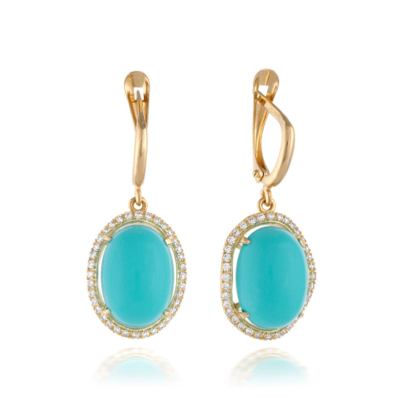  Raena Earrings - Turquoise