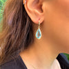 Mea Earrings - Blue Topaz