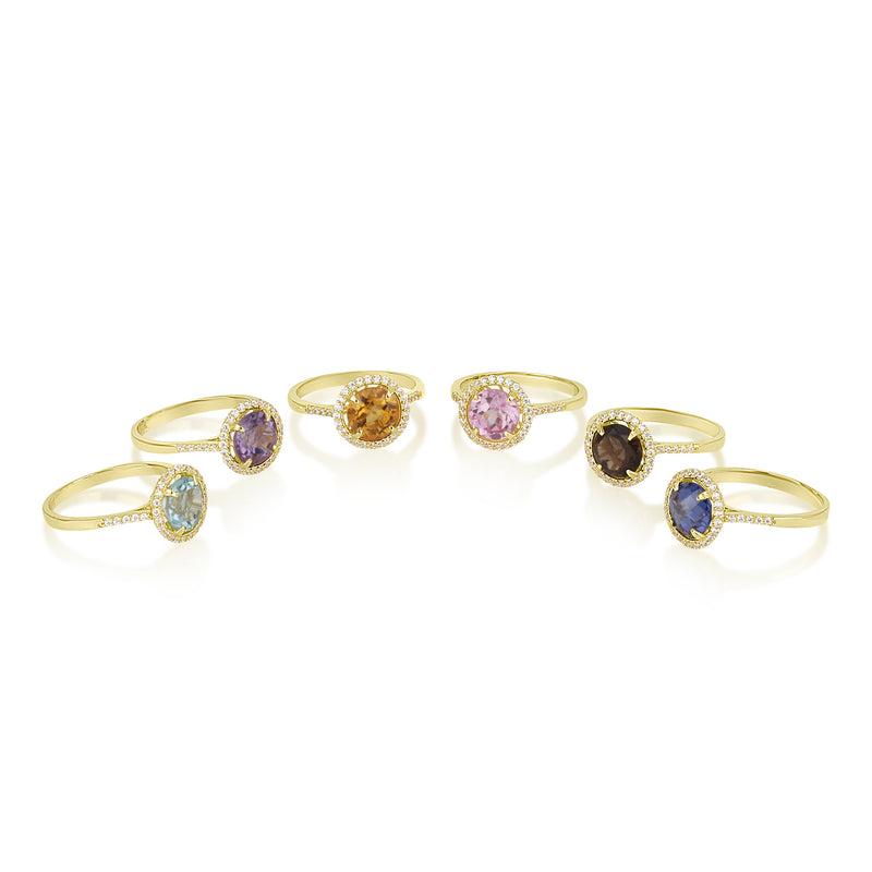 Vitalia - Round Ring Smoky