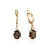 Patrizia Oval Earrings - Smoky