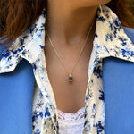 Patrizia Rectangle Necklace - Morganite Spinel
