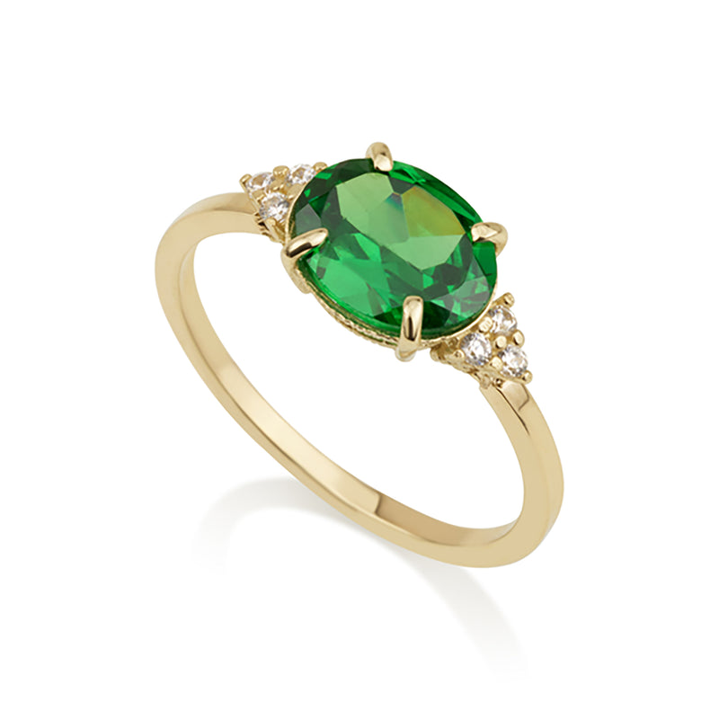 Patrizia Oval Ring - Emerald Spinel