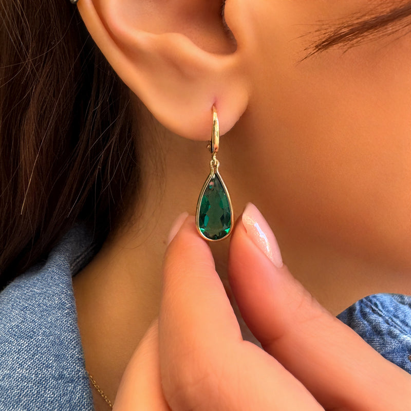 Vero Earrings - Emerald Spinel