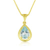 Paolina Necklace - Blue Topaz