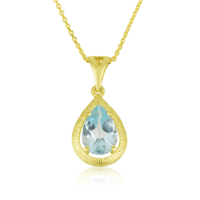 Paolina Necklace - Blue Topaz