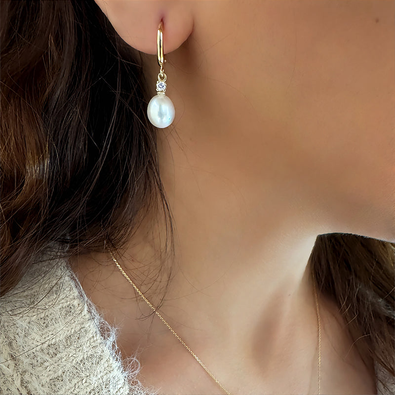 Serena - Dangling Earrings Pear