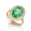 Allegra Oval Ring - Light Emerald Spinel