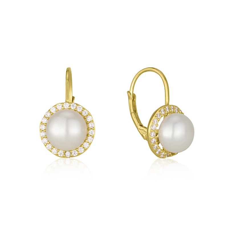 Gioia Clip-on Earrings - Pearl