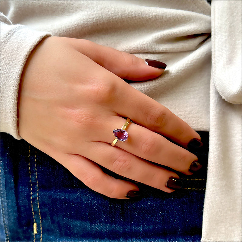 Ala Ring - Amethyst