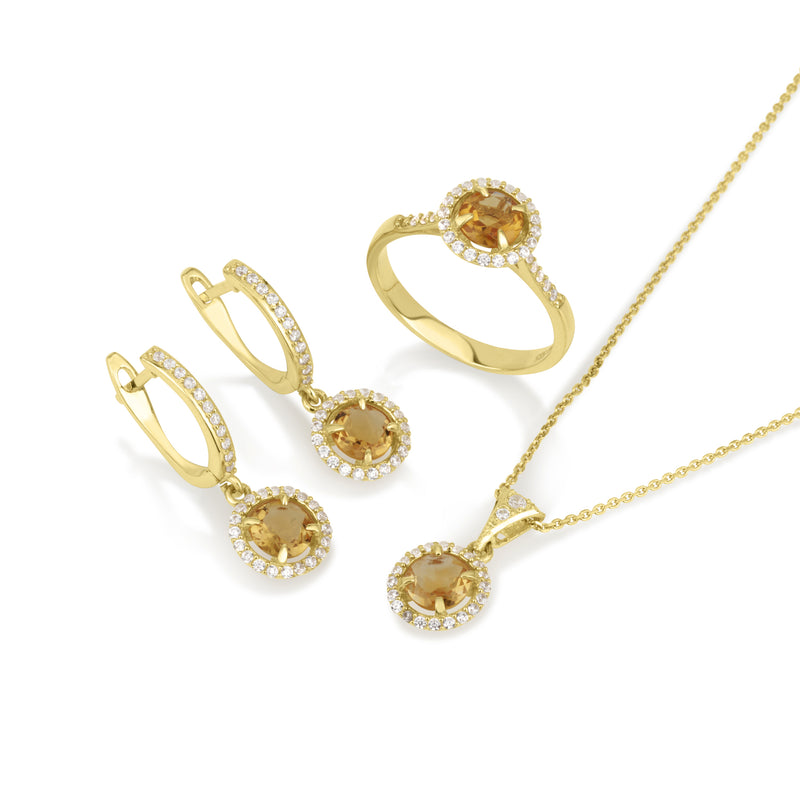 Vitalia Necklace - Citrine