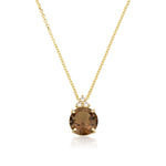 Patrizia Round Necklace - Smoky