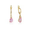 Patrizia Drop Earrings - Pink Spinel