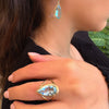 Mea Earrings - Blue Topaz