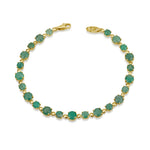 Amadora Bracelet - Natural Emerald