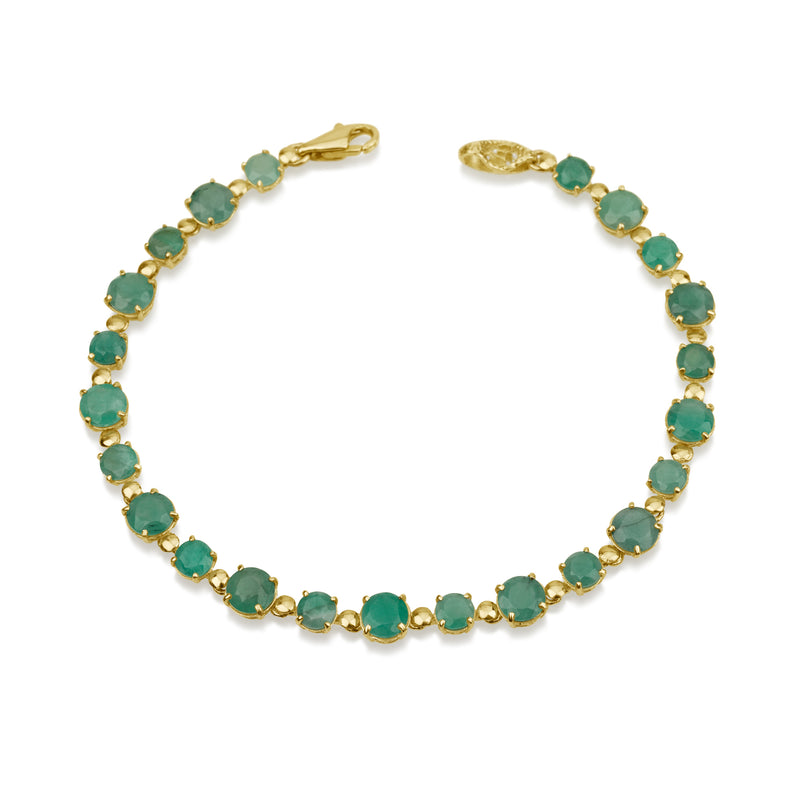 Amadora Bracelet - Natural Emerald