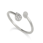 Ring - Drop with diamonds