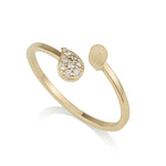 Ring - Drop with diamonds