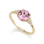 Patrizia Round Ring - Pink Spinel
