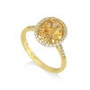 Vitalia - Oval Ring Citrine