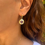 Norah Earrings - Amethyst