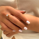 Ring Sparkling - zircon stones