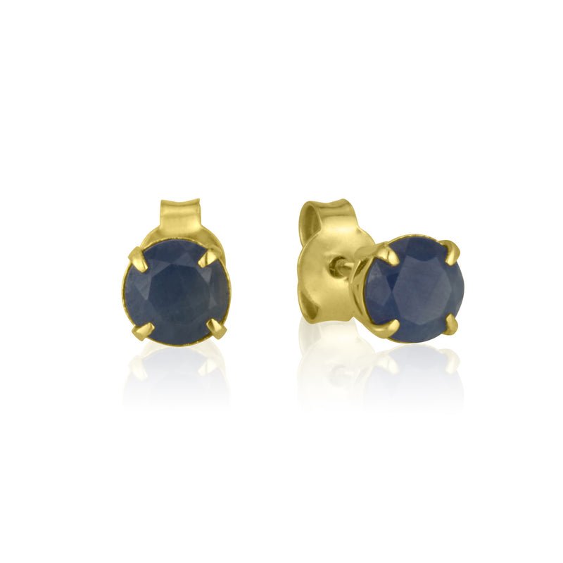 Amadora Tight Earrings - Natural Sapphire