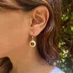 Norah Earrings - Citrine
