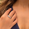 Ring Sparkling - zircon stones