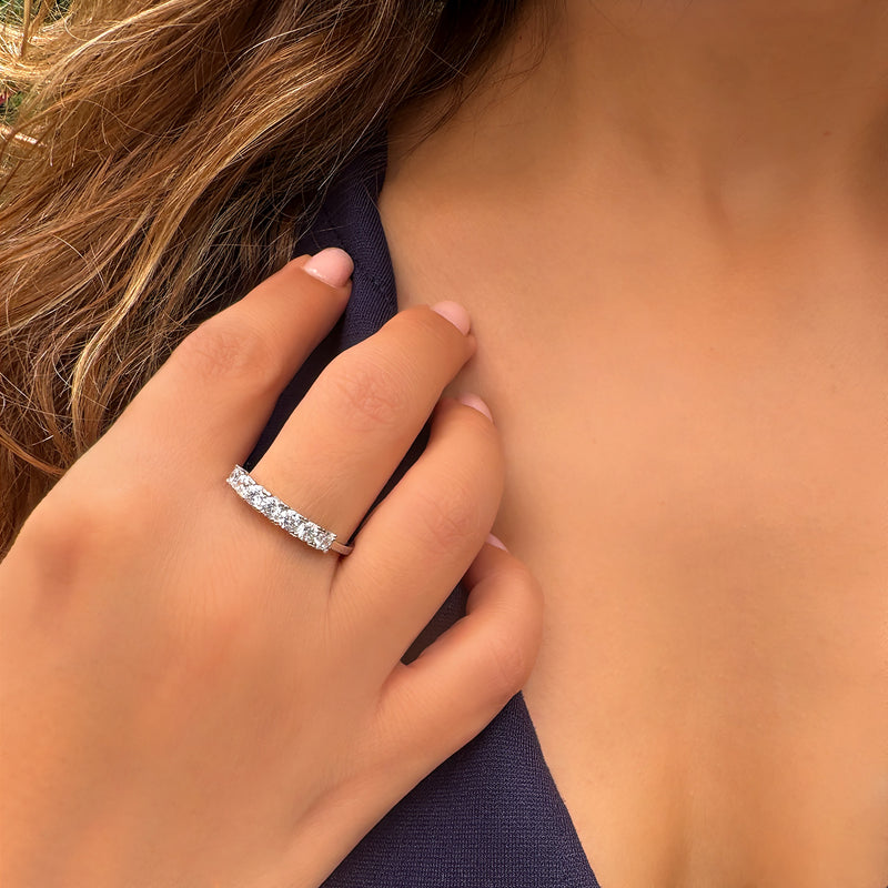 Ring Sparkling - zircon stones