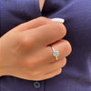 Ring Sparkling - zircon stones