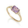 Patrizia Rectangle Ring - Amethyst