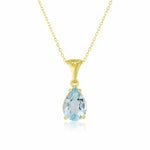 Ala Necklace - Blue Topaz