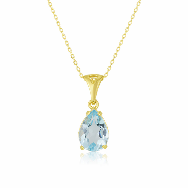 Ala Necklace - Blue Topaz