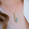 Jolanda Necklace - Blue Topaz