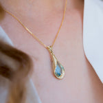 Jolanda Necklace - Blue Topaz