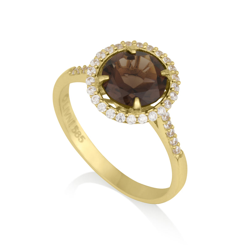 Vitalia - Round Ring Smoky