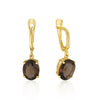 Amadora Oval Earrings - Smoky