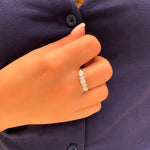 Ring Sparkling - zircon stones