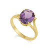 Amadora Oval Ring - Amethyst