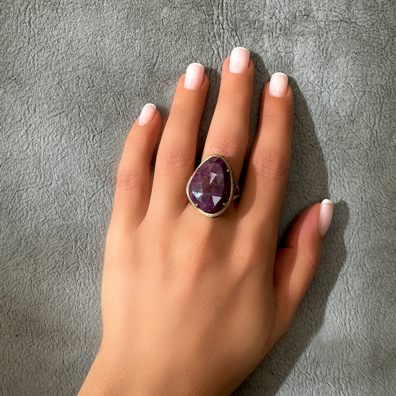 Sandrino Ring - Natural Ruby