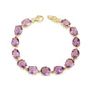 Amadora Oval Bracelet - Amethyst