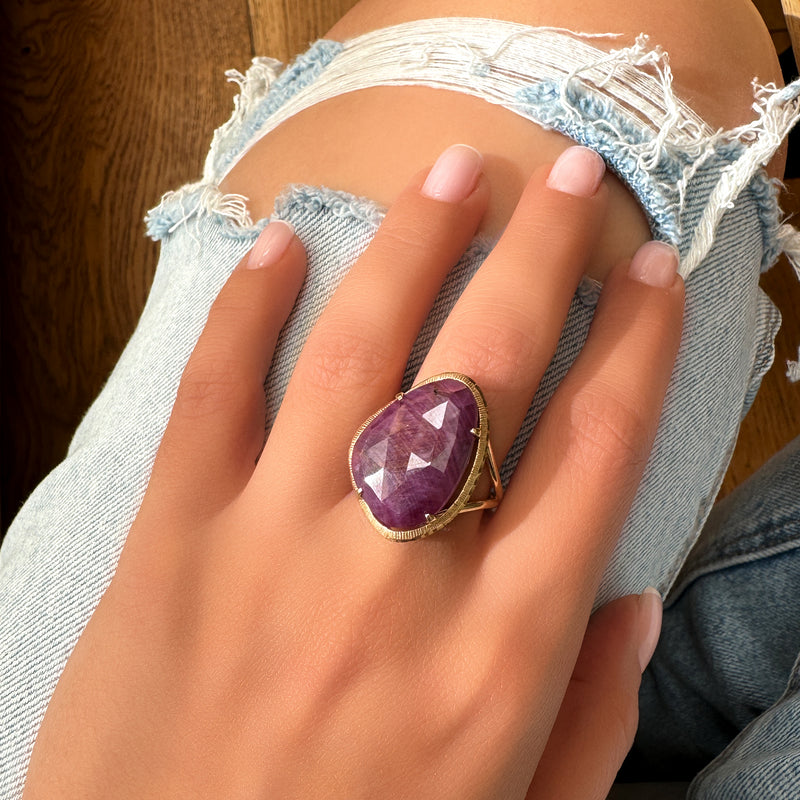 Sandrino Ring - Natural Ruby