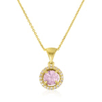 Vitalia Necklace - Pink Spinel