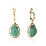 Sandrino Earrings - Natural Emerald