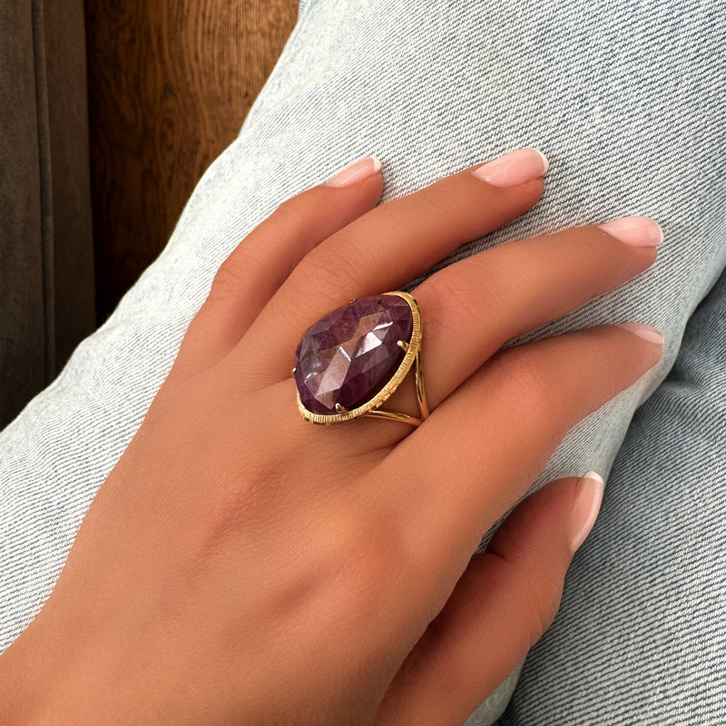 Sandrino Ring - Natural Ruby