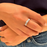 Ring Sparkling - zircon stones