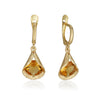 Jolanda Small Earrings - Citrine
